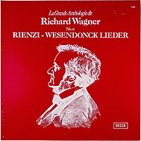 Винтажная виниловая пластинка WAGNER - LA GRANDE ANTHOLOGIE DE RICHARD WAGNER № 11: RIENZI, WESENDONCK LIEDER (KIRSTEN FLAGSTAD)