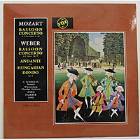 Винтажная виниловая пластинка MOZART, WEBER - BASSOON CONCERTOS & ANDANTE, HUNGARIAN RONDO (WURTTEMBERG CHAMBER ORCHESTRA, GEORGE ZUKERMAN, JORG FAERBER)