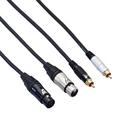 Кабель межблочный 2XLR-2RCA Bespeco EAY2F2RR