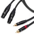 Кабель межблочный 2XLR-2RCA Radiotehnika Volna M (female)