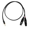 Кабель межблочный 2XLR-F-miniJack Onetech PRO