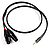 Кабель межблочный 2XLR-F-miniJack Onetech PRO