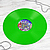 Подарочный набор "РОЖДЕСТВЕНСКИЙ GREEN" с виниловой пластинкой с популярной праздничной музыкой