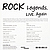 Виниловая пластинка ROCK LEGENDS. LIVE. AGAIN. PROMO с сумкой-шопером для виниловых пластинок в подарок