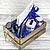 Подарочный набор с виниловой пластинкой в деревянном ящике "BLUE CAFE" (премиум)