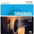 Гитарные струны D'Addario EJ11 (для акустической гитары)