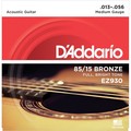 Гитарные струны D'Addario EZ930 (для акустической гитары)