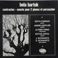 Виниловая пластинка ВИНТАЖ - BELA BARTOK: CONTRASTES,SONATE POUR 2 PIANOS ET PERCUSSION (E. FARNADI, A. GERTLER, A. PRINZ, I. ANTAL)