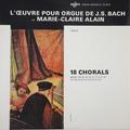 Виниловая пластинка ВИНТАЖ - J.S. BACH: 18 CHORALS (TOME XVI) (MARIE-CLAIRE ALAIN)