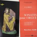 Винтажная виниловая пластинка J.-S. BACH - SONATES POUR ORGUE (VOL. 1) (MARIE-CLAIRE ALAIN)