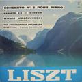 Винтажная виниловая пластинка LISZT - CONCERTO № 2 POUR PIANO ET SONATE EN SI MINEUR (WITOLD MALCUZYNSKI)
