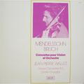 ВИНТАЖ - MENDELSSOHN, BRUCH - CONCERTOS POUR VIOLON ET ORCHESTRE (JEAN-PIERRE WALLEZ)