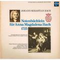 Винтажная виниловая пластинка BACH - NOTENBUCHLEIN FUR ANNA MAGDALENA BACH, 1725 (GERHARD WILHELM)
