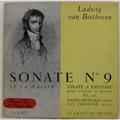 Винтажная виниловая пластинка BEETHOVEN - SONATE № 9 EN LA MAJEUR "SONATE A KREUTZER" POUR VIOLON ET PIANO, OP. 47 (DAVID OISTRAKH, LEV OBORINE)