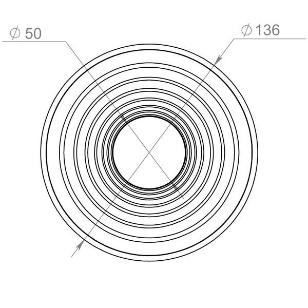 Шайба 136 mm от Audiomania