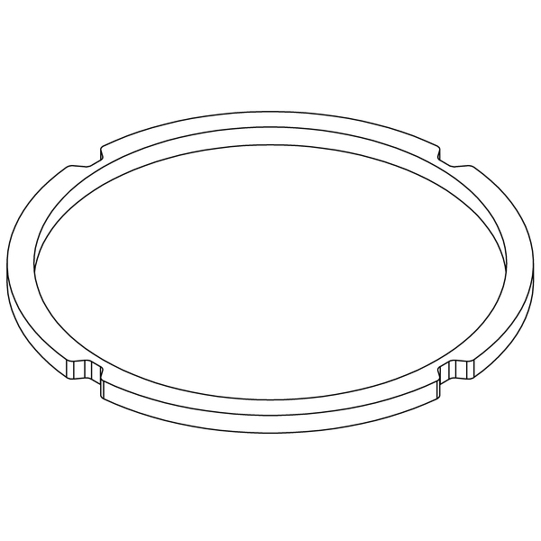 Уплотняющее кольцо 185-206 mm (4 отверстия) уплотняющее кольцо diffusor ku12