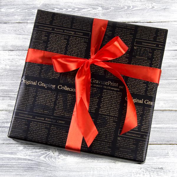 Подарочная упаковка виниловых пластинок Audiomania Подарочная упаковка нескольких виниловых пластинок ГАЗЕТА. ЧЕРНАЯ (от 2 до 4 шт.), Подарки для любителей музыки, Подарочная упаковка виниловых пластинок