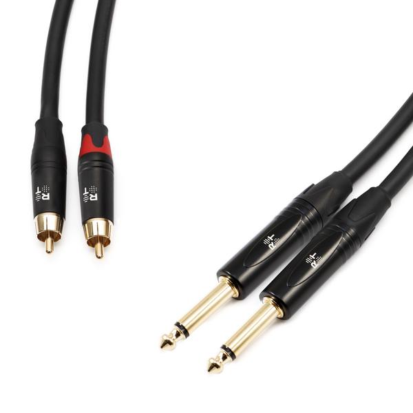 Кабель межблочный с RCA Radiotehnika Кабель межблочный 2Jack-2RCA  Volna M02 3 m