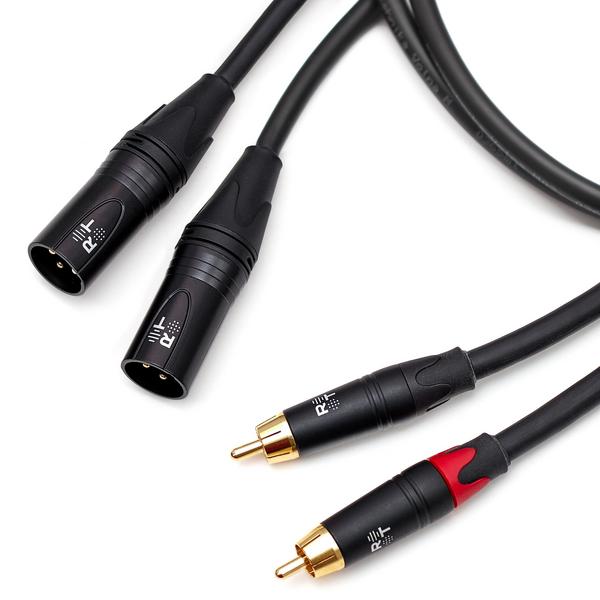 Кабель межблочный 2XLR-2RCA Volna M (male) 1 m