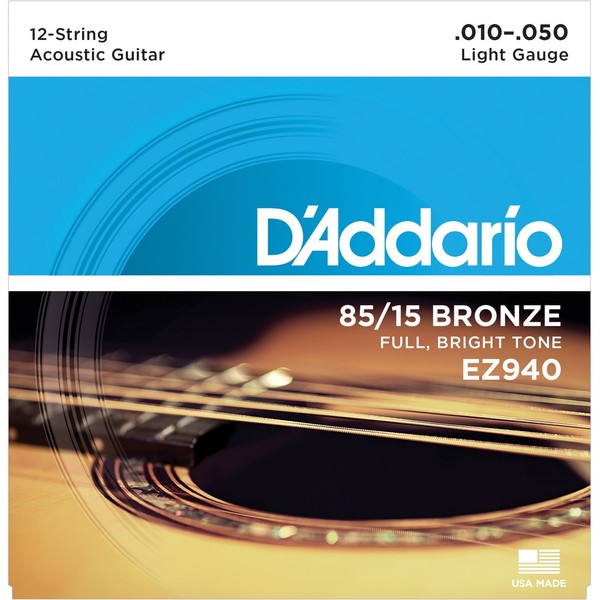 Струны для акустической гитары D'Addario EZ940 стоматологическая ортодонтическая суперэластичная круглая дуга из нити верхняя нижняя форма 012 014 016 018 020 10 упаковок 100 шт