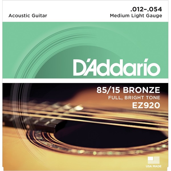 Струны для акустической гитары D'Addario EZ920, Музыкальные инструменты и аппаратура, Струны для акустической гитары