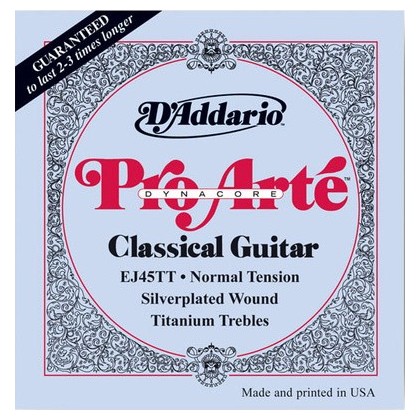 Струны для классической гитары D'Addario EJ45TT струны для классической гитары мозеръ c3 cn cn