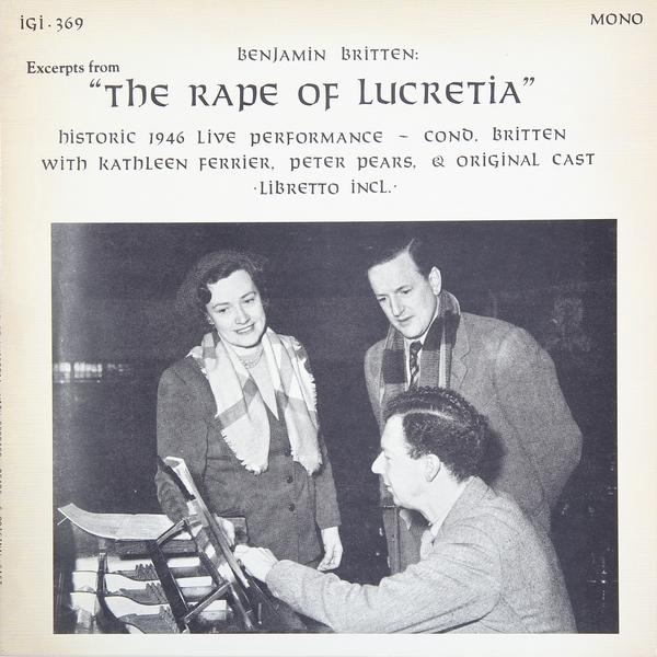 

Винтаж Винтаж - Benjamin Britten: the Rape Of Lucretia (representative Excerpts), Винтаж - Benjamin Britten: the Rape Of Lucretia (representative Excerpts)