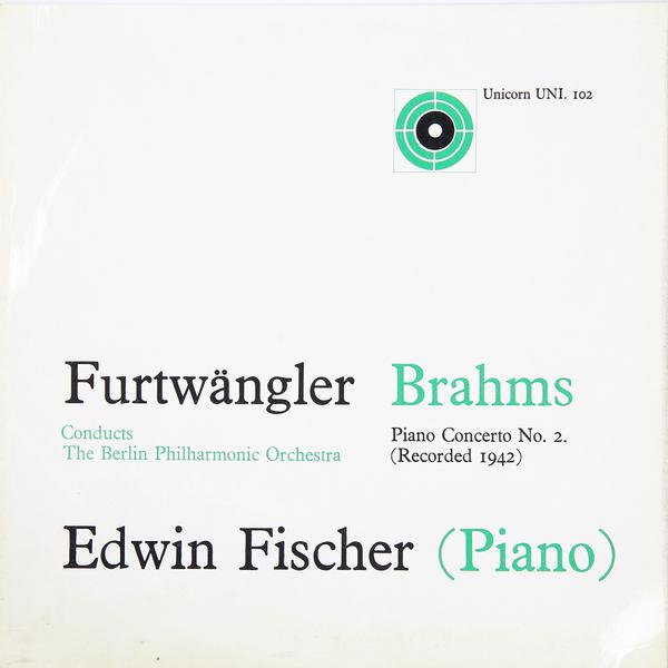 BrahmsВинтаж - : Piano Concerto № 2 (recorded 1942) (edwin Fischer) - фото 1