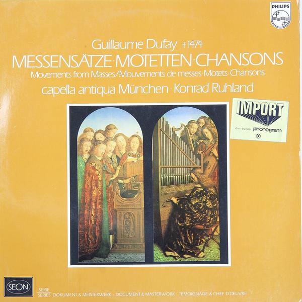 Винтаж - Guillaume Dufay: Messensatze, Motetten, Chansons - фото 1