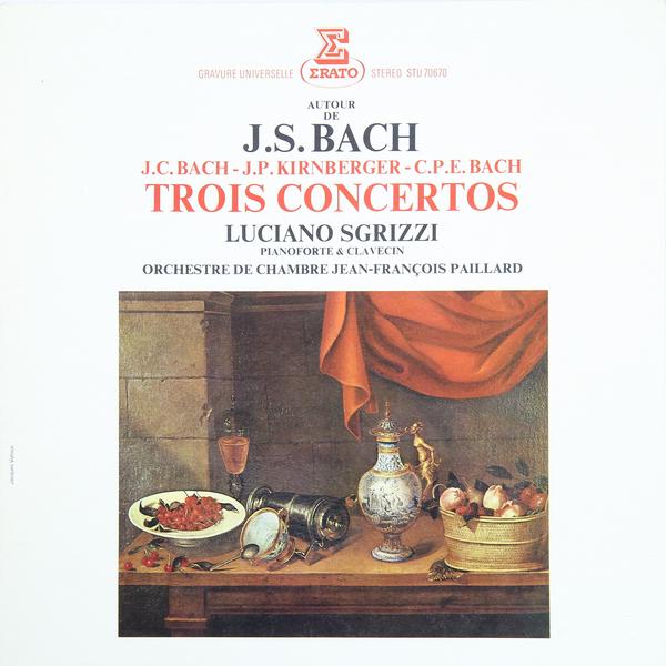 

Винтаж Винтаж - J. C. Bach, J. P. Kirnberger, C. P. E. Bach: Trois Concertos (autour De J. S. Bach) (luciano Sgrizzi), Винтаж - J. C. Bach, J. P. Kirnberger, C. P. E. Bach: Trois Concertos (autour De J. S. Bach) (luciano Sgrizzi)