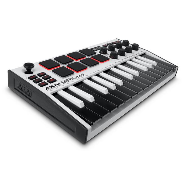 MIDI-клавиатура AKAI Professional MPK mini mk3 White - фото 2
