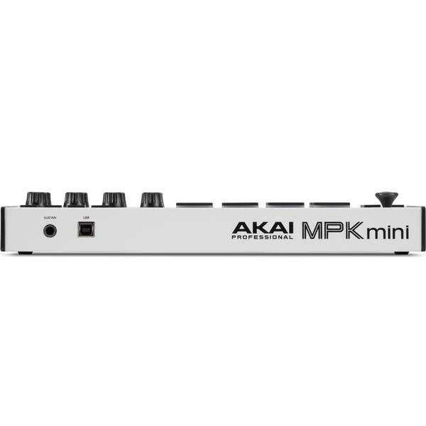 MIDI-клавиатура AKAI Professional MPK mini mk3 White - фото 4