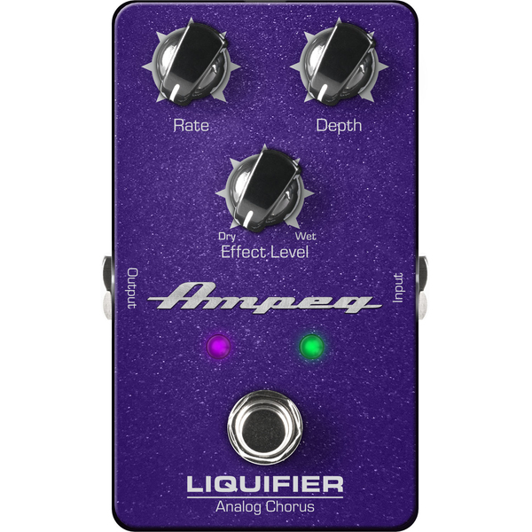 Фото - Педаль эффектов Ampeg Liquifier Analog Bass Chorus ampeg opto comp bass compressor напольная педаль компрессор для бас гитары