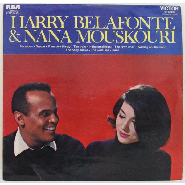 Винтажная виниловая пластинка AN EVENING WITH BELAFONTE, MOUSKOURI (HARRY BELAFONTE, NANA MOUSKOURI)