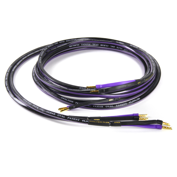 Фото - Кабель акустический готовый Analysis-Plus Clear Oval 8 ft/2.4 m кабель сетевой готовый analysis plus power oval 2 1 8 m
