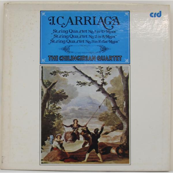Винтажная виниловая пластинка J.C. ARRIAGA - STRING QUARTETS 1, 2 3 (THE CHILINGIRIAN QUARTET)