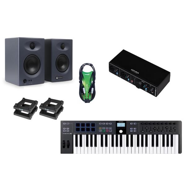 

Комплект для домашней студии с миди-клавиатурой Arturia, (Bundle 3) Black