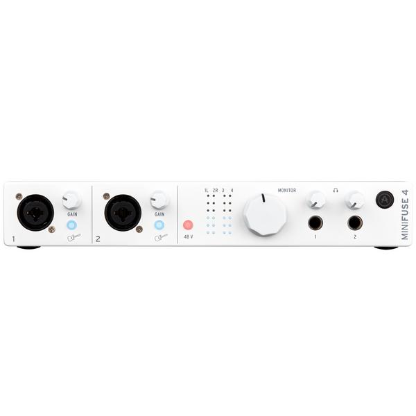 Аудиоинтерфейс Arturia MiniFuse 4 White, Профессиональное аудио, Аудиоинтерфейс