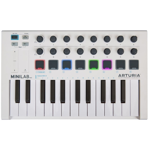 MIDI-клавиатура Arturia MiniLab mkII White