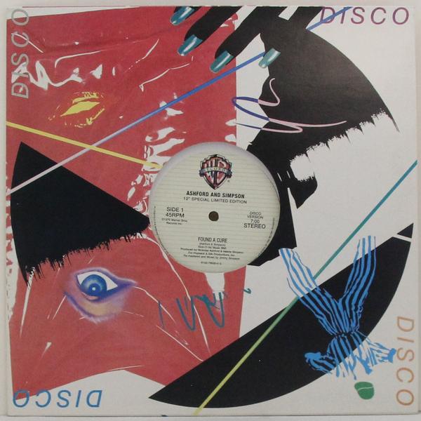 Винтажная виниловая пластинка СИНГЛ ASHFORD   SIMPSON - FOUND A CURE / STAY FREE