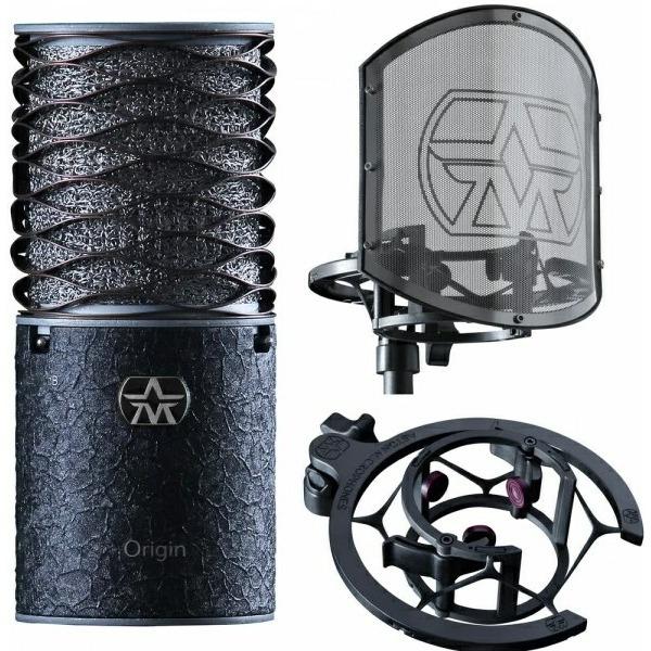Студийный микрофон Aston Microphones Origin Black Bundle микрофон студийный конденсаторный aston microphones spirit