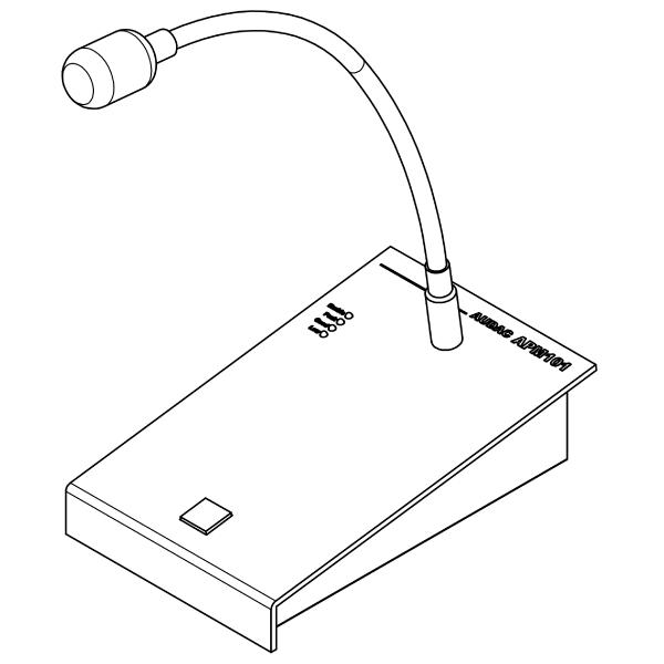 Микрофон для оповещений Audac APM101 MK2 - фото 2