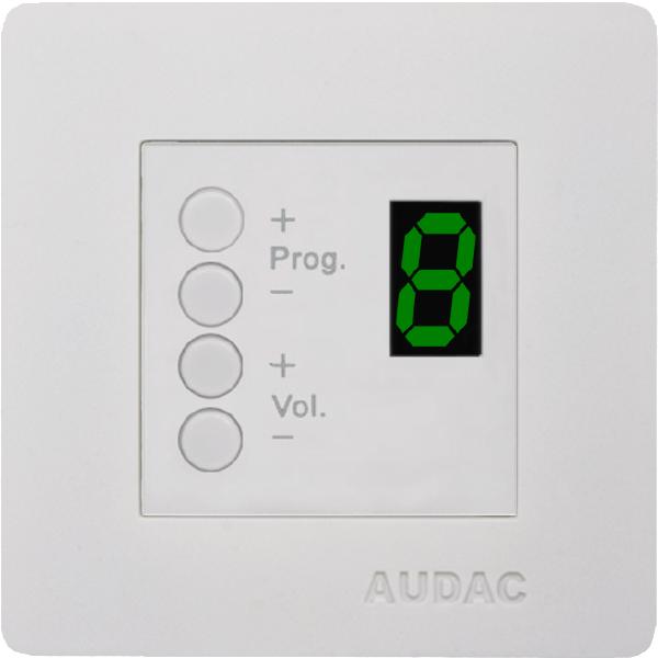 Панель управления Audac DW3020 White рекордер медиаплеер аудио audac msp40
