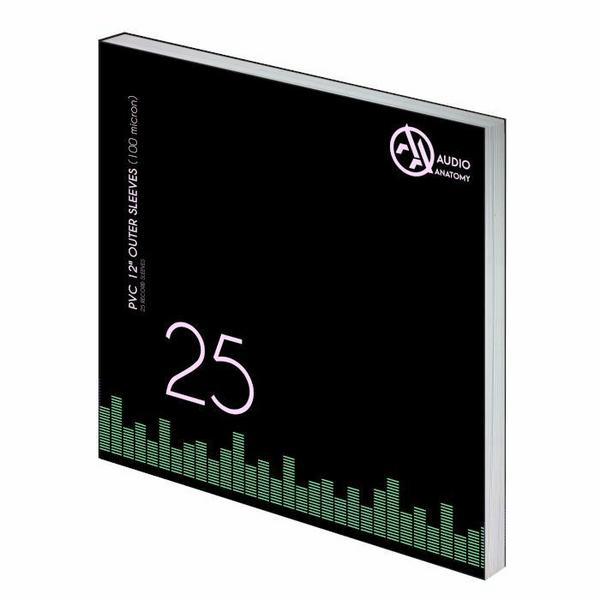 Конверт для виниловых пластинок Audio Anatomy 12 Vinyl Outer Sleeves PVC (25 шт.) (внешний), Виниловые проигрыватели и аксессуары, Конверт для виниловых пластинок