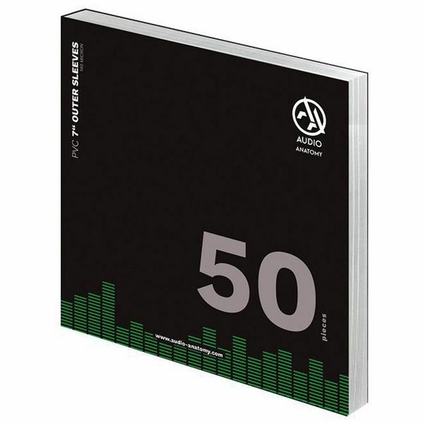 Конверт для виниловых пластинок Audio Anatomy 7 Vinyl Outer Sleeves PVC (50 шт.) (внешний) уровень level it пакеты внешние 5 мягкие 10 шт набор