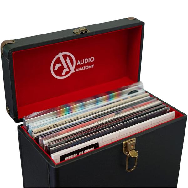 Товар (аксессуар для хранения виниловых пластинок) Audio Anatomy Кейс для виниловых пластинок  Vinyl Record Case 12  Black - фото 3
