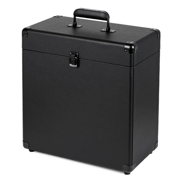 Кейс для виниловых пластинок ALP18 12 х 25 шт. Black leather