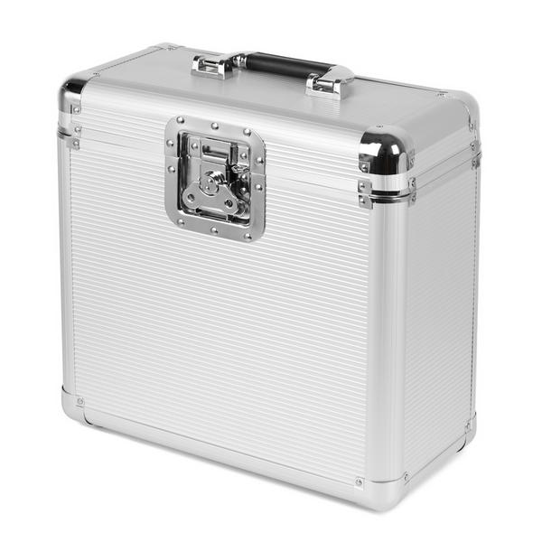 Кейс для виниловых пластинок ALP19 12 х 25 шт. Silver aluminum
