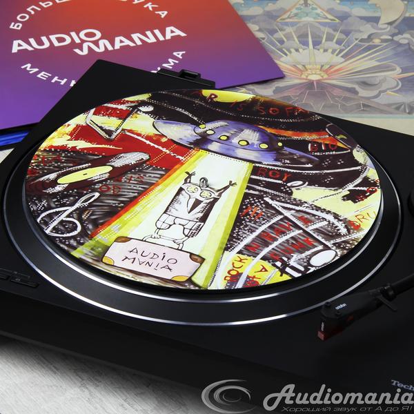 Подарочный набор с виниловым проигрывателем Scansonic USB100  ПОГРУЖЕНИЕ В МИР ВИНИЛА от Audiomania