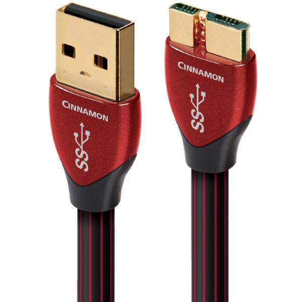 кабель usb audioquest cinnamon 5 m Кабель USB AudioQuest Cinnamon USB 3.0 A - USB 3.0 Micro 0.75 m